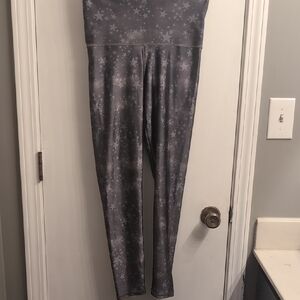 Emily Hsu Gray Star Leggings Size L Super Soft